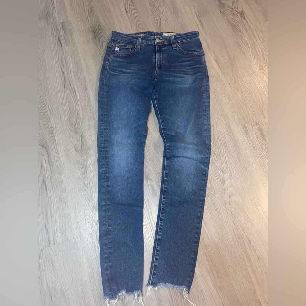 Ag Adriano Goldschmied Women's Dark Indigo Skinny Jeans